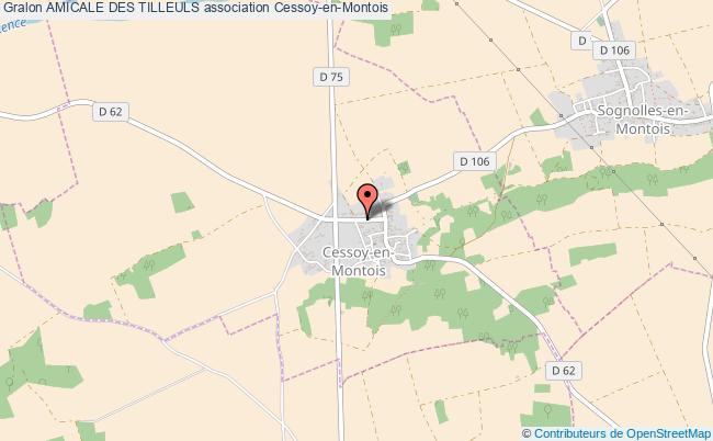 plan association Amicale Des Tilleuls Cessoy-en-Montois