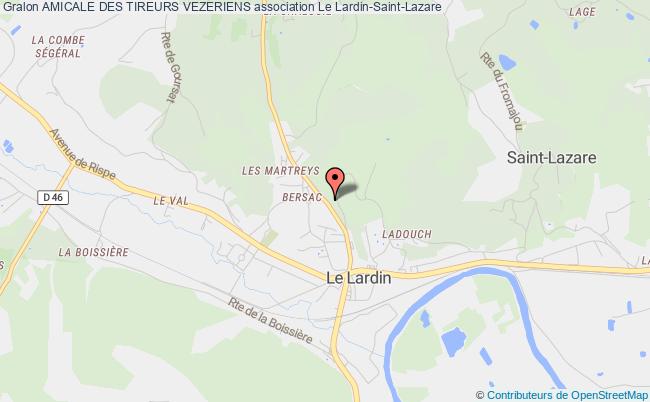 plan association Amicale Des Tireurs Vezeriens Le    Lardin-Saint-Lazare