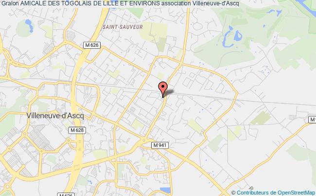 plan association Amicale Des Togolais De Lille Et Environs 