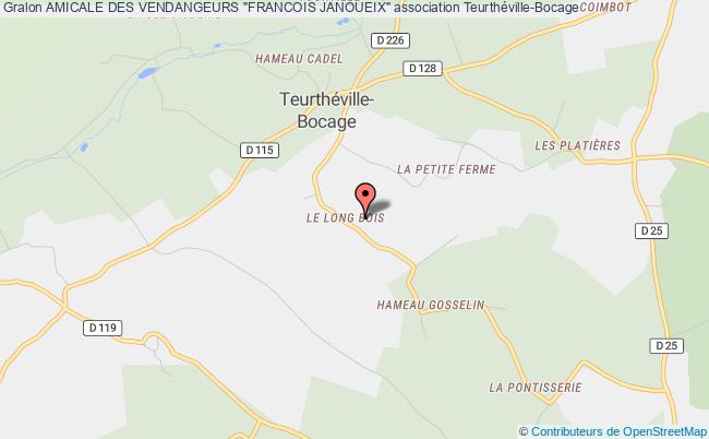 plan association Amicale Des Vendangeurs "francois Janoueix" Teurthéville-Bocage