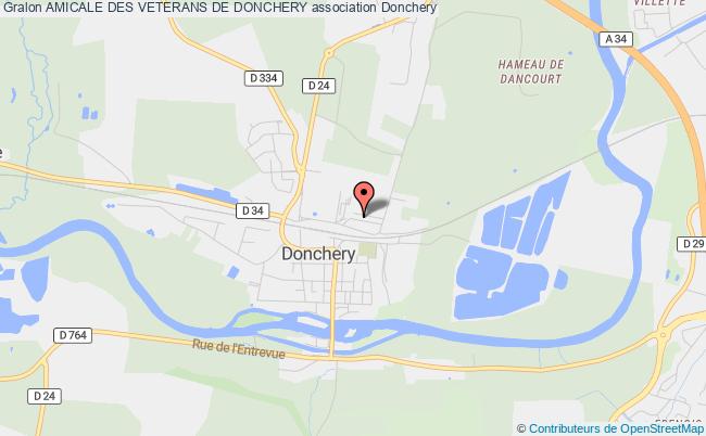 plan association Amicale Des Veterans De Donchery Donchery