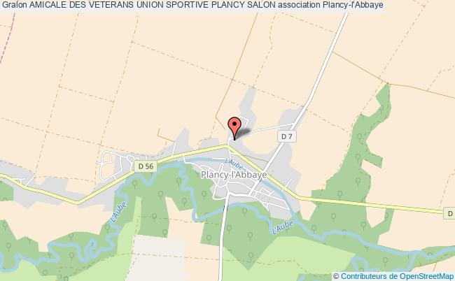 plan association Amicale Des Veterans Union Sportive Plancy Salon Plancy-l'Abbaye