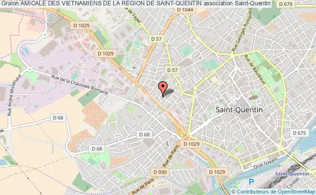 plan association Amicale Des Vietnamiens De La RÉgion De Saint-quentin Saint-Quentin