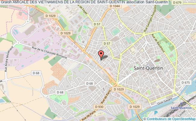 plan association Amicale Des Vietnamiens De La Region De Saint-quentin Saint-Quentin