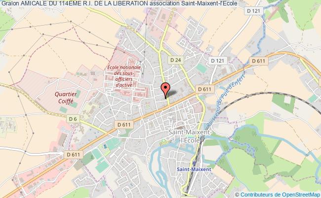 plan association Amicale Du 114eme R.i. De La Liberation Saint-Maixent-l'École