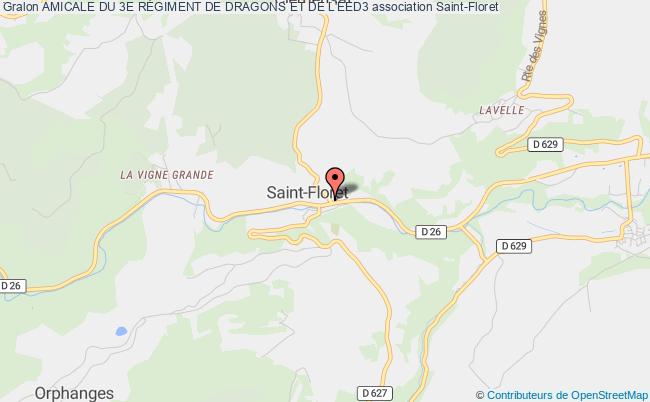 plan association Amicale Du 3e RÉgiment De Dragons Et De L'eed3 Saint-Floret