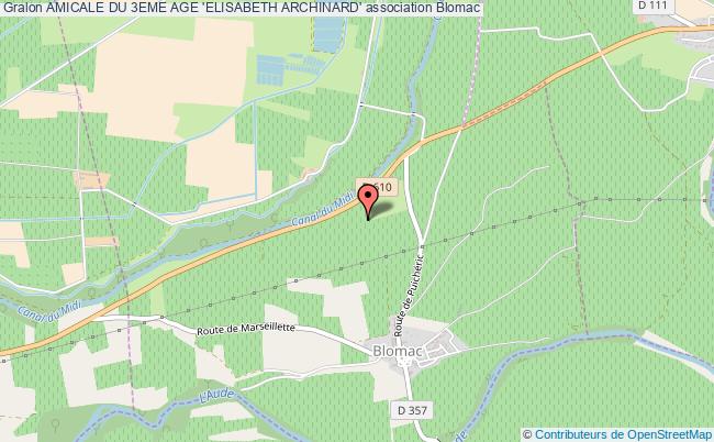 AMICALE DU 3EME AGE 'ELISABETH ARCHINARD'