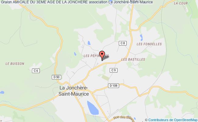 plan association Amicale Du 3eme Age De La Jonchere La    Jonchère-Saint-Maurice