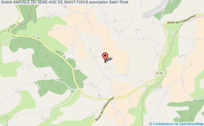 plan association Amicale Du 3eme Age De Saint-thois Saint-Thois