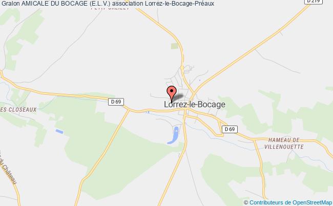 plan association Amicale Du Bocage (e.l.v.) Lorrez-le-Bocage-Préaux