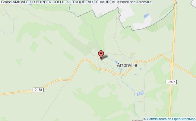 plan association Amicale Du Border Collie Au Troupeau De VaurÉal Arronville