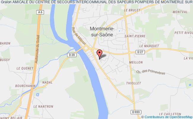 AMICALE DU CENTRE DE SECOURS INTERCOMMUNAL DES SAPEURS POMPIERS DE MONTMERLE SUR SAÔNE