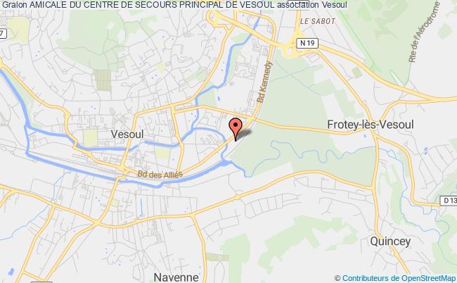 plan association Amicale Du Centre De Secours Principal De Vesoul Vesoul