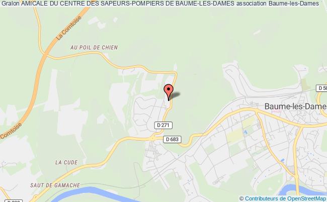 plan association Amicale Du Centre Des Sapeurs-pompiers De Baume-les-dames Baume-les-Dames