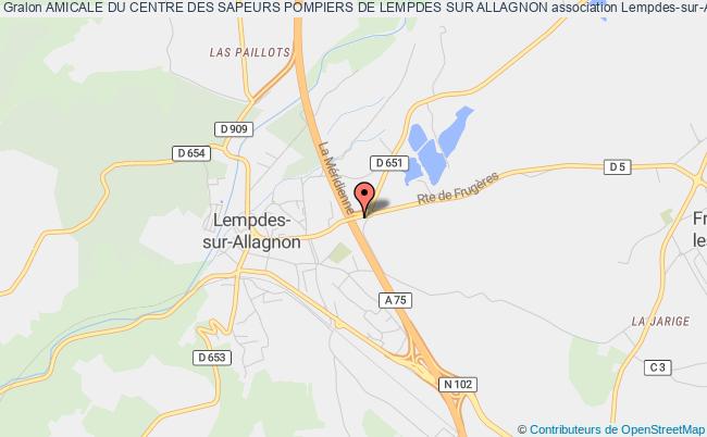 plan association Amicale Du Centre Des Sapeurs Pompiers De Lempdes Sur Allagnon Lempdes-sur-Allagnon