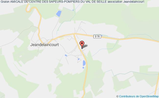 plan association Amicale Du Centre Des Sapeurs-pompiers Du Val De Seille Jeandelaincourt