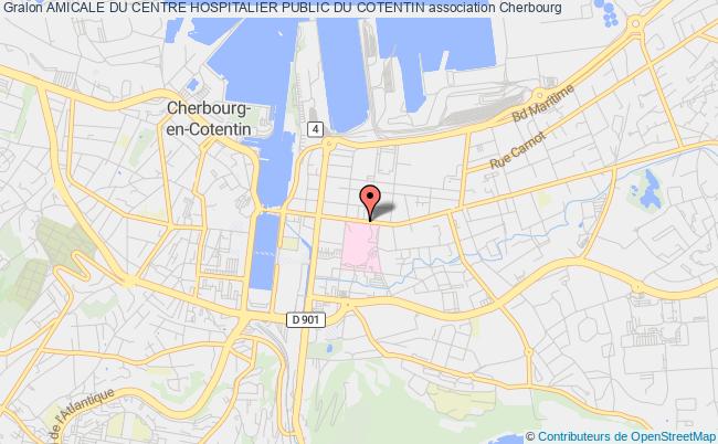plan association Amicale Du Centre Hospitalier Public Du Cotentin Cherbourg-Octeville