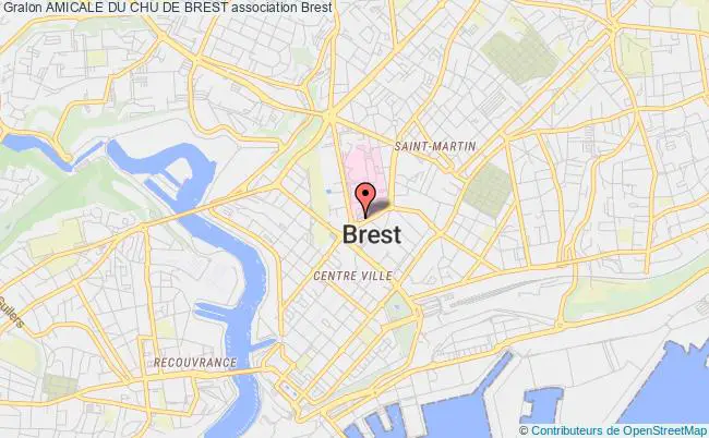 plan association Amicale Du Chu De Brest Brest