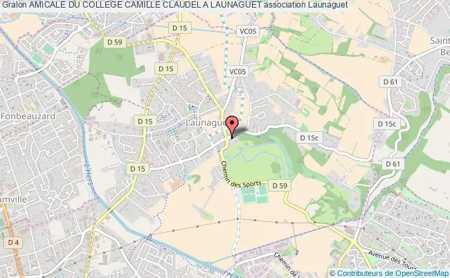 plan association Amicale Du College Camille Claudel A Launaguet Launaguet