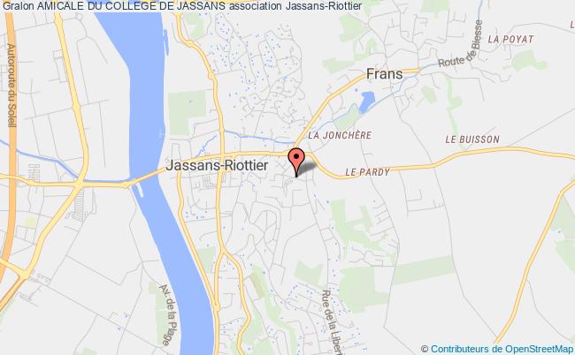 plan association Amicale Du College De Jassans Jassans-Riottier