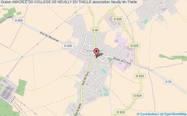 plan association Amicale Du College De Neuilly En Thelle Neuilly-en-Thelle