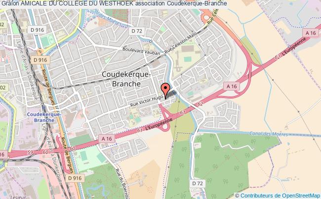 plan association Amicale Du College Du Westhoek Coudekerque-Branche
