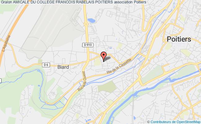 plan association Amicale Du College Francois Rabelais Poitiers Poitiers