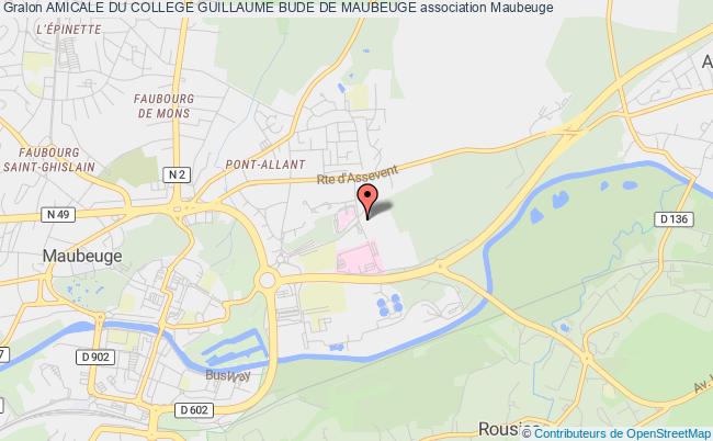 plan association Amicale Du College Guillaume Bude De Maubeuge Maubeuge