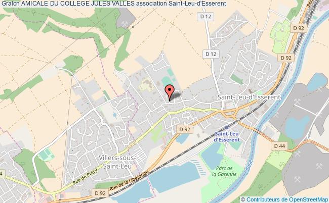 plan association Amicale Du College Jules Valles Saint-Leu-d'Esserent