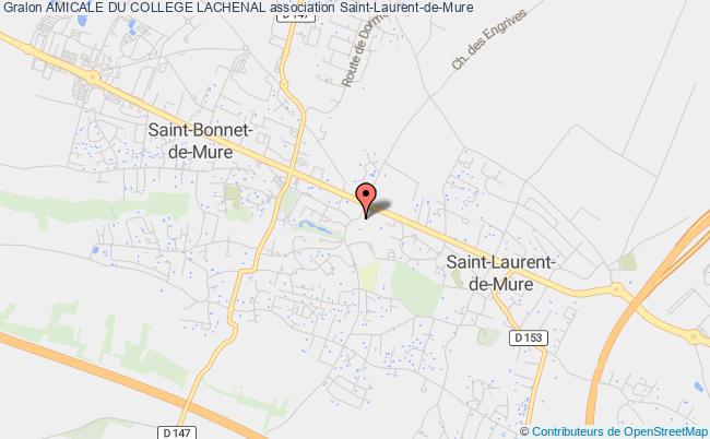 plan association Amicale Du College Lachenal Saint-Laurent-de-Mure