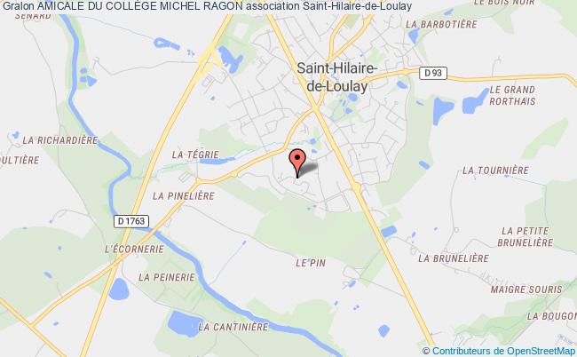 plan association Amicale Du CollÈge Michel Ragon Saint-Hilaire-de-Loulay