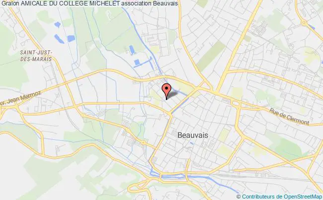 plan association Amicale Du College Michelet Beauvais