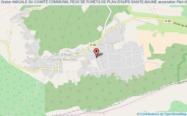 plan association Amicale Du Comite Communal Feux De ForÊts De Plan-d'aups-sainte-baume Plan-d'Aups-Sainte-Baume