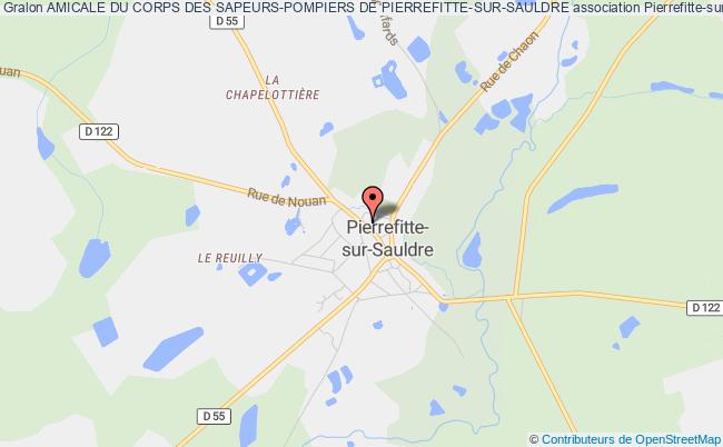 plan association Amicale Du Corps Des Sapeurs-pompiers De Pierrefitte-sur-sauldre Pierrefitte-sur-Sauldre