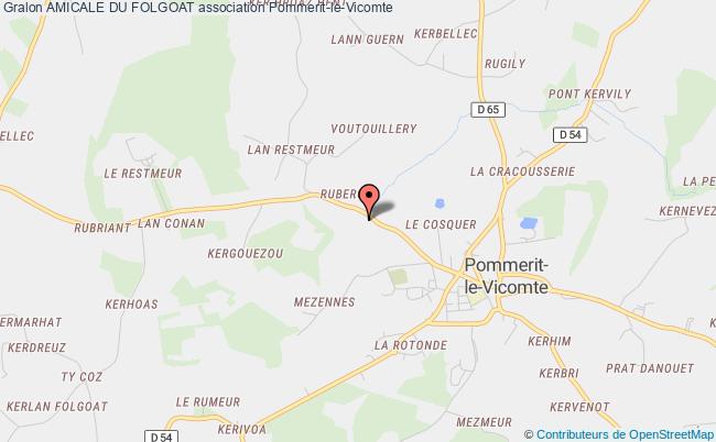 plan association Amicale Du Folgoat Pommerit-le-Vicomte