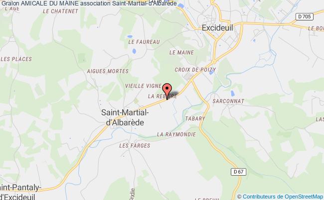 plan association Amicale Du Maine Saint-Martial-d'Albarède