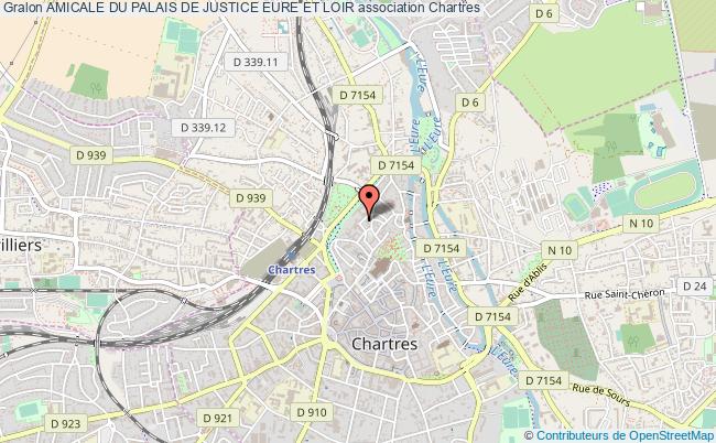 plan association Amicale Du Palais De Justice Eure Et Loir Chartres