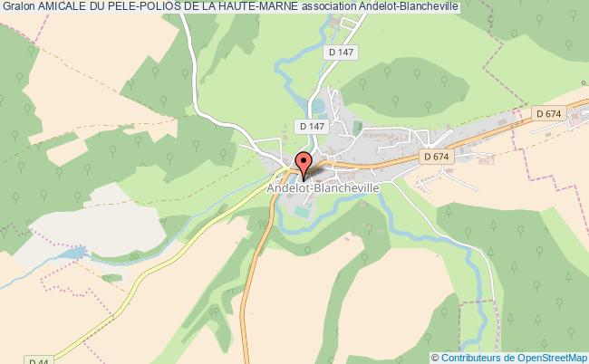plan association Amicale Du Pele-polios De La Haute-marne Andelot-Blancheville