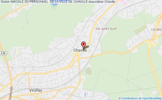 plan association Amicale Du Personnel  De La Ville De Chaville Chaville