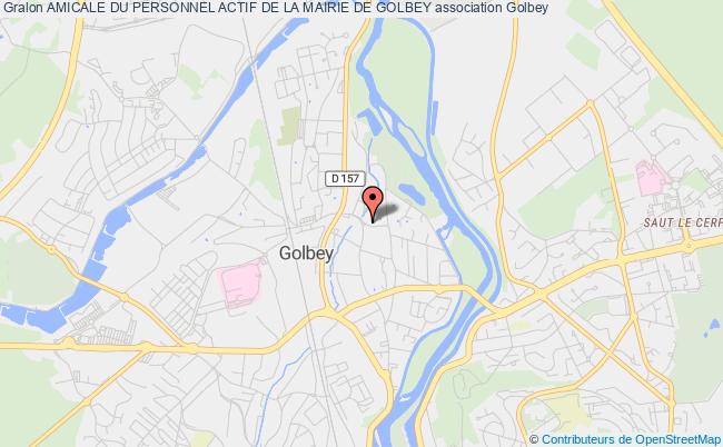 plan association Amicale Du Personnel Actif De La Mairie De Golbey Golbey