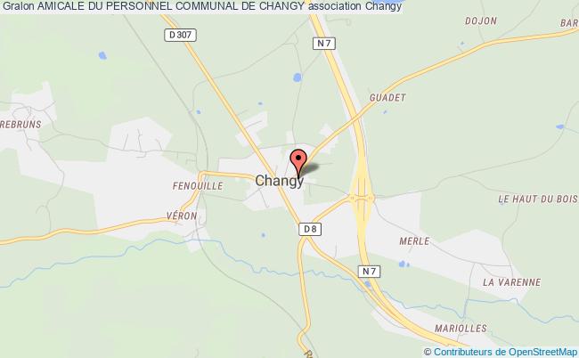 plan association Amicale Du Personnel Communal De Changy Changy
