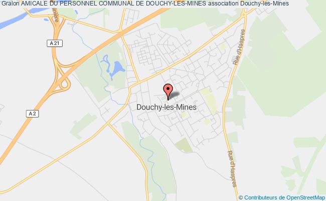 plan association Amicale Du Personnel Communal De Douchy-les-mines Douchy-les-Mines