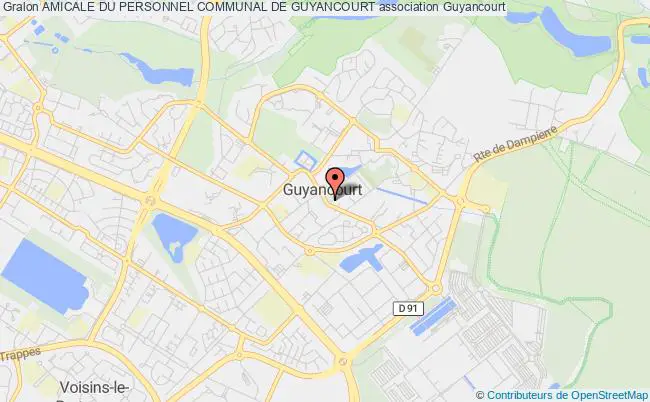 plan association Amicale Du Personnel Communal De Guyancourt Guyancourt