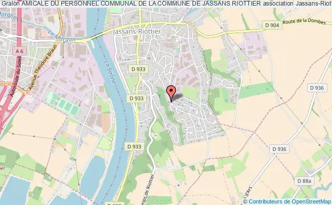 plan association Amicale Du Personnel Communal De La Commune De Jassans Riottier Jassans-Riottier