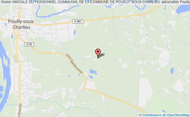 plan association Amicale Du Personnel Communal De La Commune De Pouilly Sous Charlieu Pouilly-sous-Charlieu