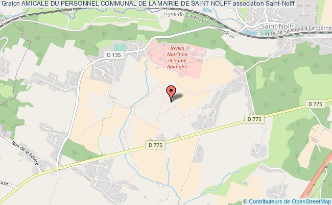 plan association Amicale Du Personnel Communal De La Mairie De Saint Nolff Saint-Nolff
