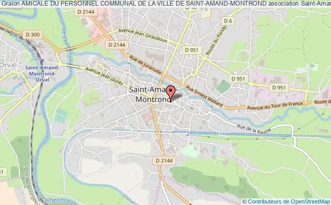 plan association Amicale Du Personnel Communal De La Ville De Saint-amand-montrond Saint-Amand-Montrond