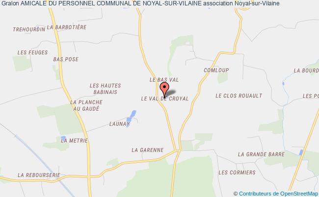 plan association Amicale Du Personnel Communal De Noyal-sur-vilaine Noyal-sur-Vilaine