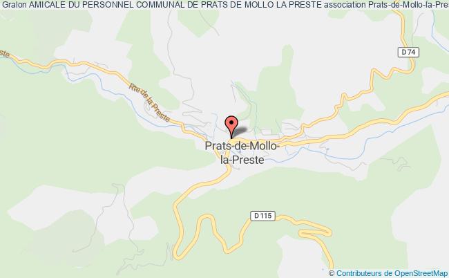 AMICALE DU PERSONNEL COMMUNAL DE PRATS DE MOLLO LA PRESTE