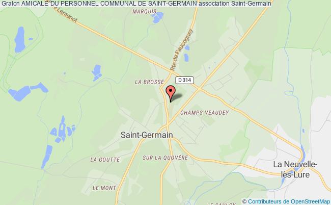plan association Amicale Du Personnel Communal De Saint-germain Saint-Germain